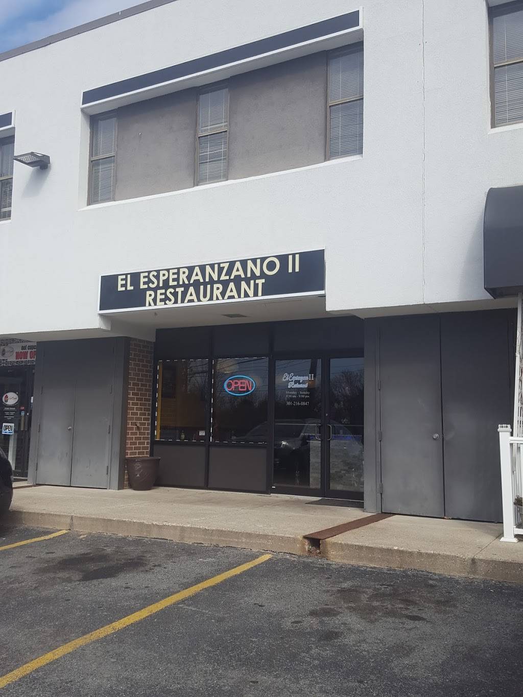 El Esperanzano Restaurant II | restaurant | 8375 Snouffer School Rd, Gaithersburg, MD 20879, USA | 3012160847 OR +1 301-216-0847