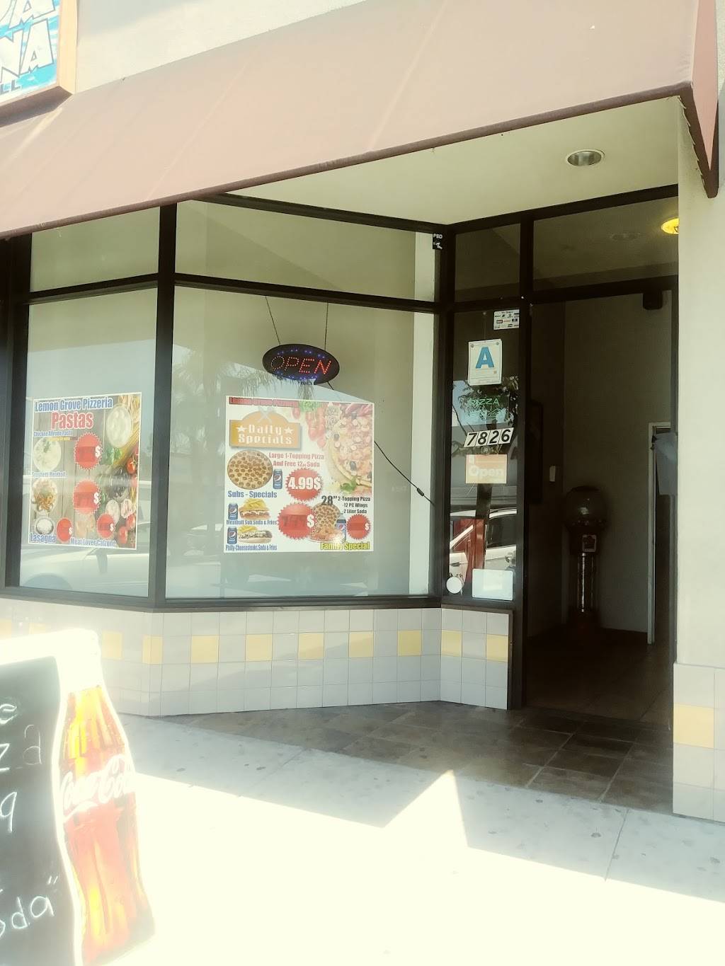 Copa Cabana Pizzeria & Bar | restaurant | 7826 Broadway, Lemon Grove, CA 91945, USA | 6198257383 OR +1 619-825-7383