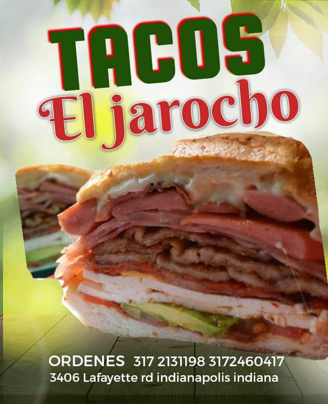 Tacos el jarocho | restaurant | 3410 Lafayette Rd, Indianapolis, IN 46222, USA | 3172131198 OR +1 317-213-1198