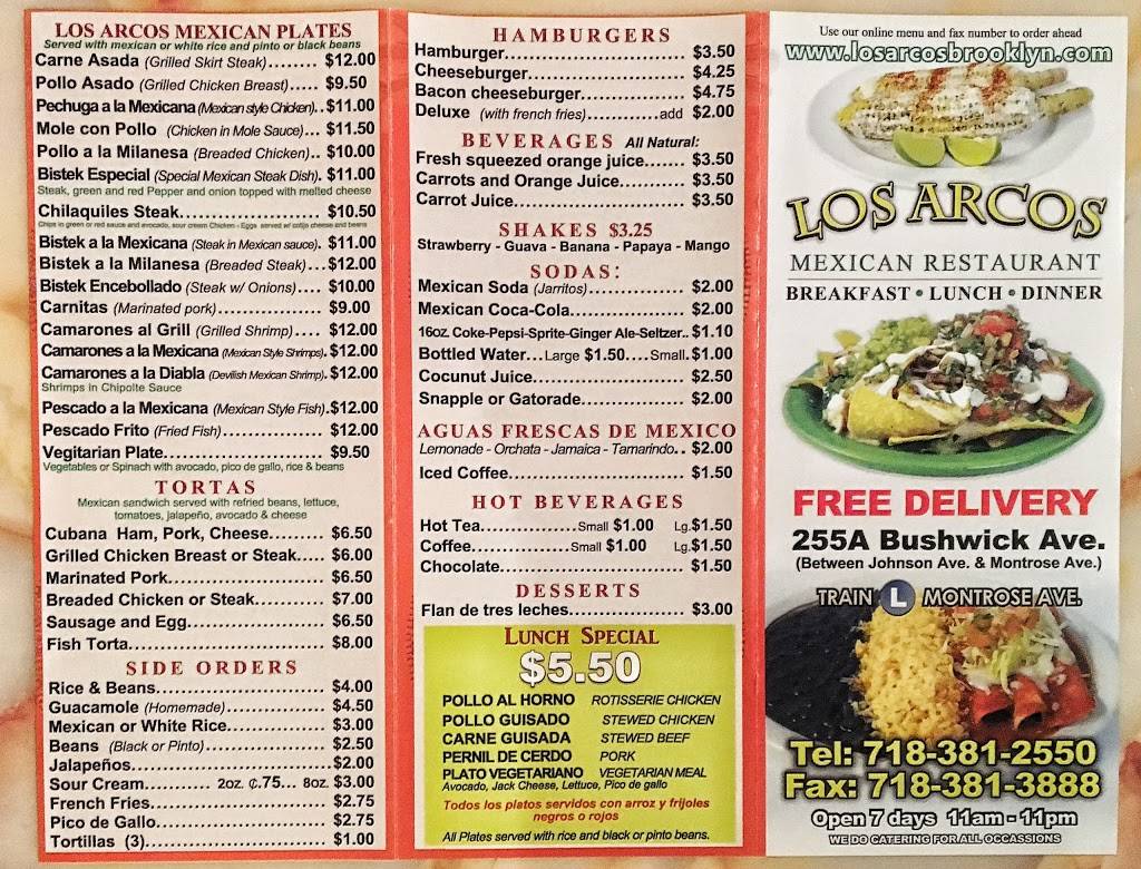 Cafe Los Arcos | cafe | 255 Bushwick Ave, Brooklyn, NY 11206, USA | 7183812550 OR +1 718-381-2550