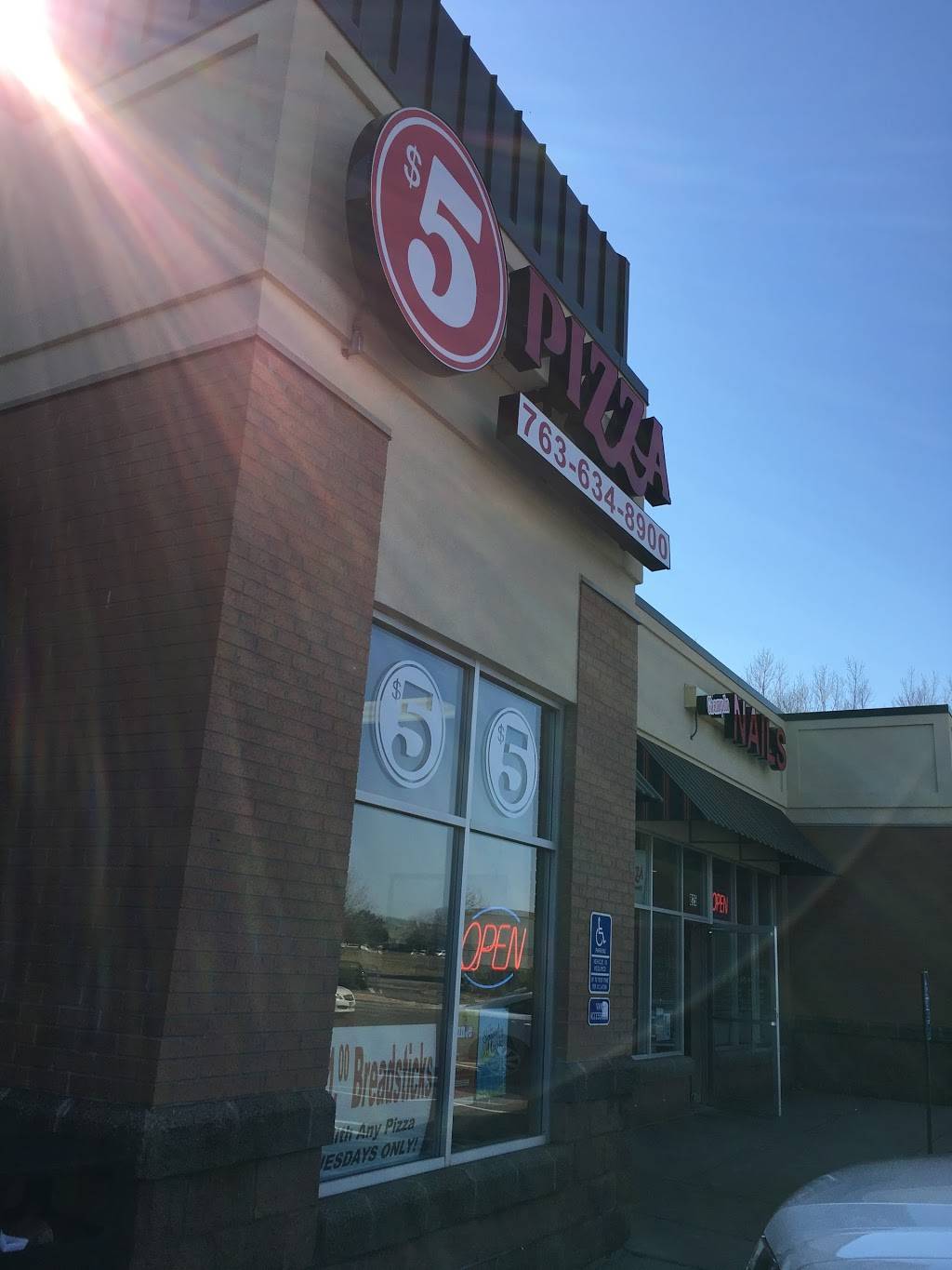$5 Pizza Champlin | restaurant | 11350 Aquila Dr N # 805, Champlin, MN 55316, USA | 7636348900 OR +1 763-634-8900