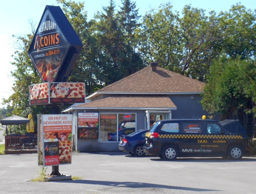 Restaurant 4 Coins | restaurant | 686 Rue Fournier, Saint-Jérôme, QC J7Z 4W5, Canada | 4505044111 OR +1 450-504-4111