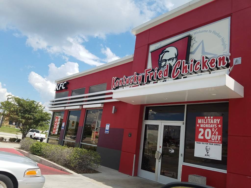 KFC | restaurant | 516 E FM 2410 Road, Harker Heights, TX 76548, USA | 2549531955 OR +1 254-953-1955