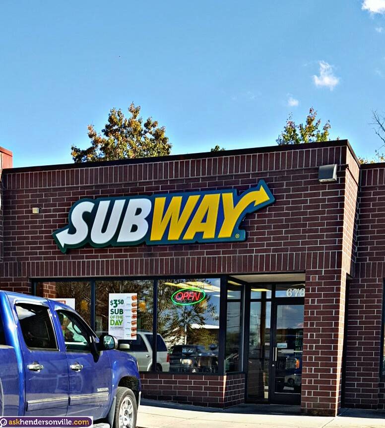 Subway | restaurant | 673 Spartanburg Hwy, Hendersonville, NC 28792, USA | 8286979199 OR +1 828-697-9199