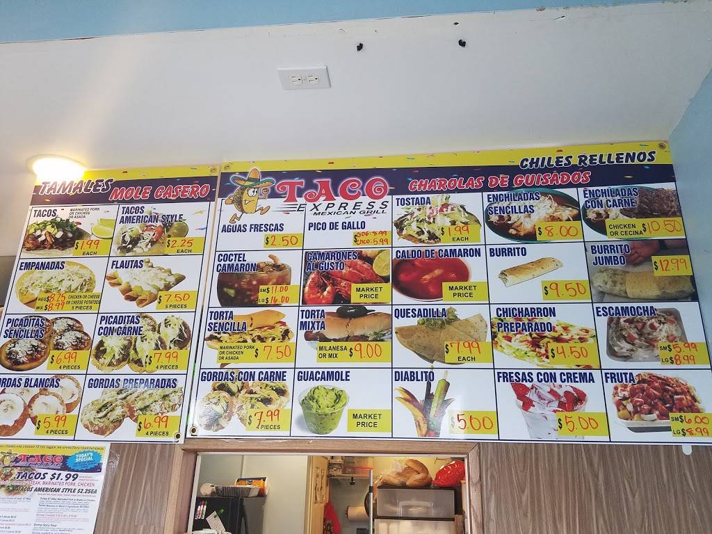 Taco Express Mexican Grill | restaurant | 3401 Fairfield Ct Ste A, Lafayette, IN 47909, USA | 7654747733 OR +1 765-474-7733