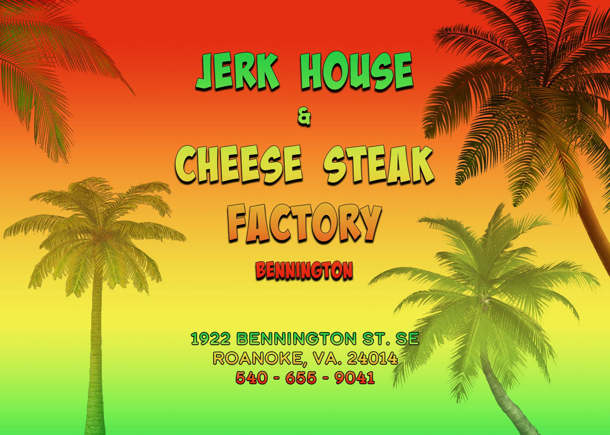 Jerkhouse & Cheesesteak Factory Bennington | restaurant | 1922 Bennington St SE, Roanoke, VA 24014, United States | 5406559041 OR +1 540-655-9041