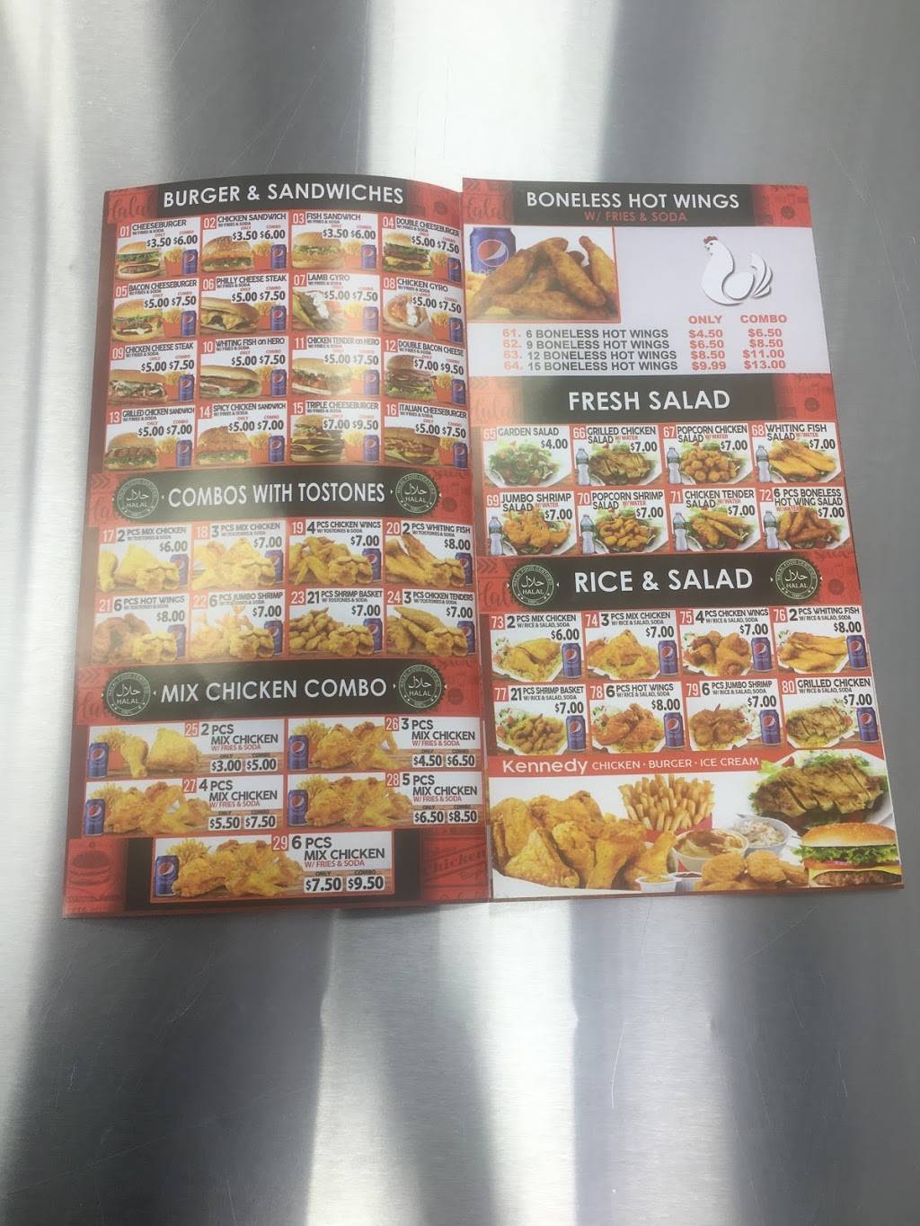 Kennedy fried chicken | restaurant | 3496 Jerome Ave, Bronx, NY 10467, USA | 7182210714 OR +1 718-221-0714