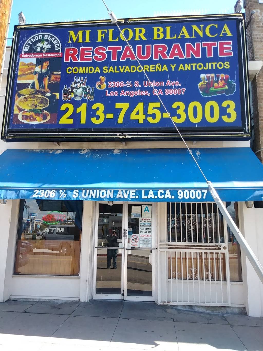 Mi Flor Blanca | restaurant | 2306 1/2 S Union Ave, Los Angeles, CA 90007, USA | 2137453003 OR +1 213-745-3003