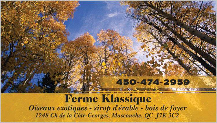 Ferme Klassique | restaurant | 1248 Chemin de la Côte Georges, Mascouche, QC J7K 3C2, Canada | 4504742959 OR +1 450-474-2959