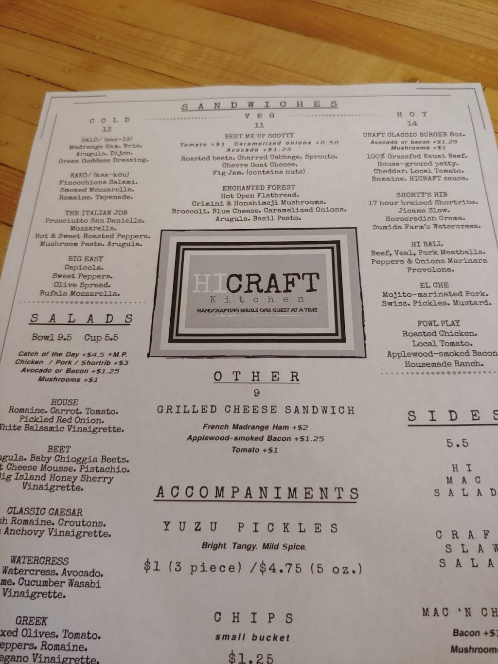 HICraft Kitchen | restaurant | 516 Keawe St #D, Honolulu, HI 96813, USA | 8083791842 OR +1 808-379-1842