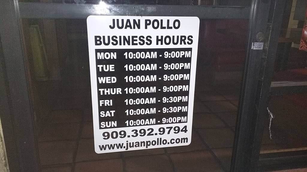 Juan Pollo | restaurant | 2233 N Garey Ave, Pomona, CA 91767, USA | 9093929794 OR +1 909-392-9794