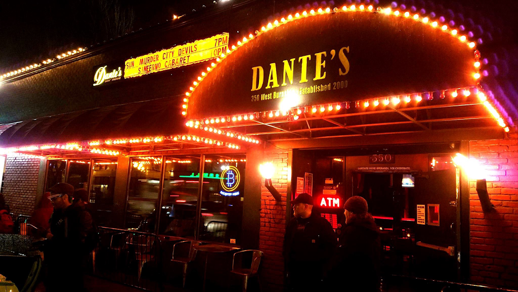 Dantes | restaurant | 350 W Burnside St, Portland, OR 97209, USA | 8667778932 OR +1 866-777-8932