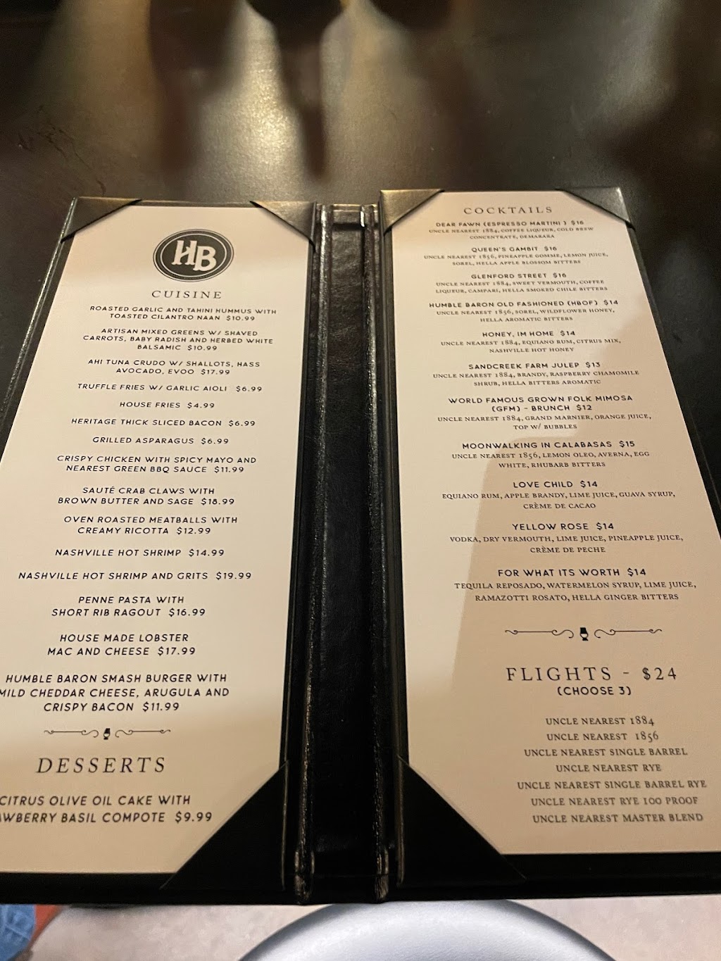 Humble Baron at Nearest Green Distillery | restaurant | 3125 US-231, Shelbyville, TN 37160, USA | 9317733070 OR +1 931-773-3070