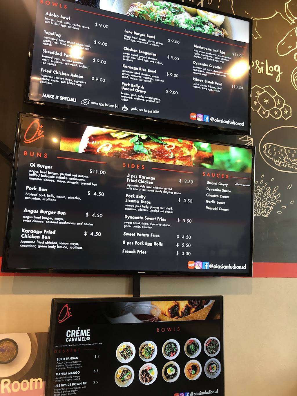 Oi Asian Fusion | restaurant | 1985 National Ave #1133, San Diego, CA 92113, USA | 6192289857 OR +1 619-228-9857