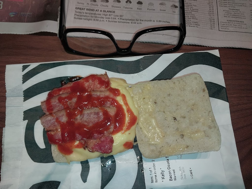 Starbucks | cafe | 3512 10th St, Great Bend, KS 67530, USA | 6206039010 OR +1 620-603-9010