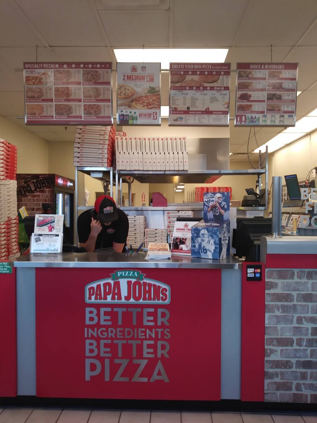 Papa Johns Pizza | restaurant | 5113 W Washington St, Indianapolis, IN 46241, USA | 3172437272 OR +1 317-243-7272