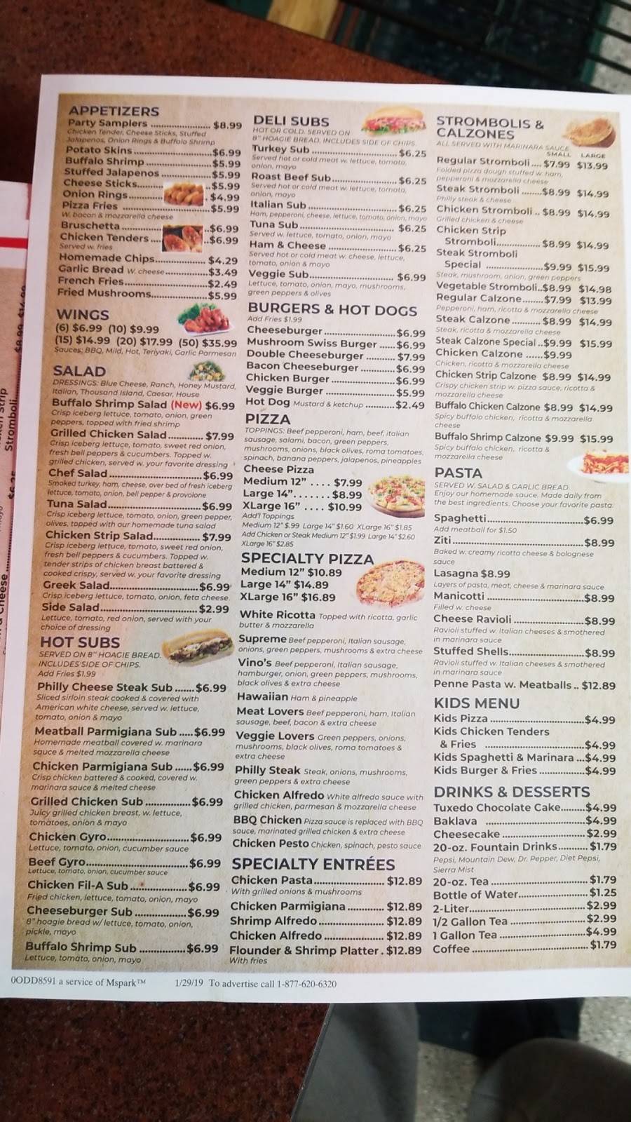 Vinos Pizzeria | restaurant | 1629 Stanley Rd, Greensboro, NC 27407, USA | 3365798347 OR +1 336-579-8347