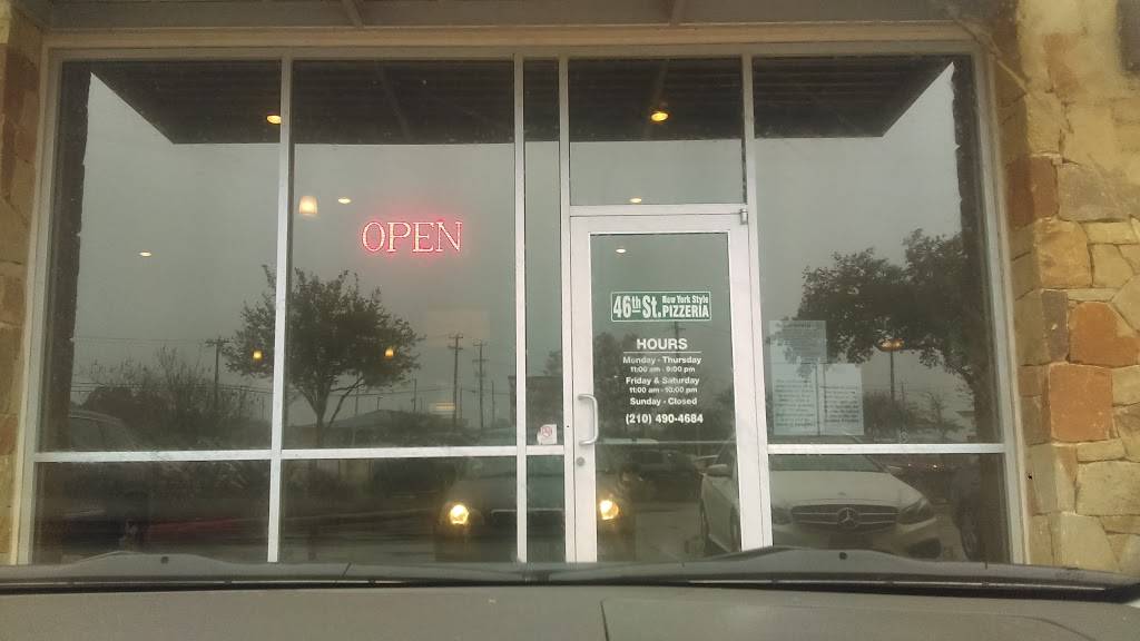 46th St. New York Style Pizzeria/Bulverde Road | restaurant | 22250 Bulverde Rd, San Antonio, TX 78261, USA | 2104904684 OR +1 210-490-4684