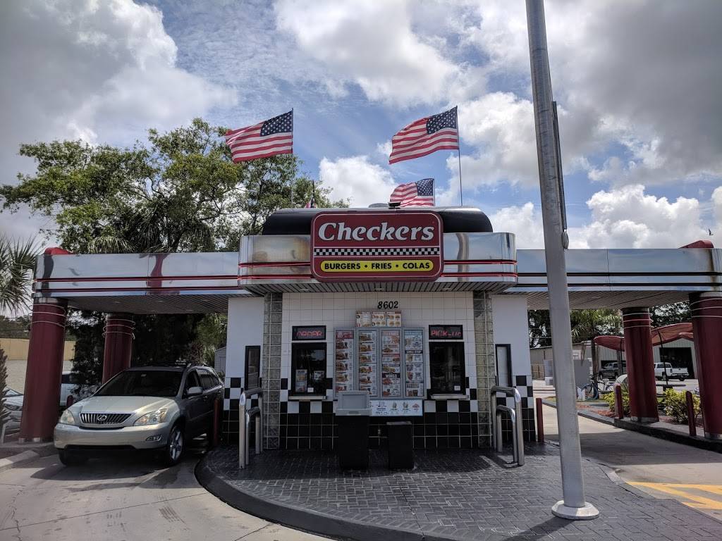 Checkers | restaurant | 8602 US-19, Port Richey, FL 34668, USA | 7278491467 OR +1 727-849-1467