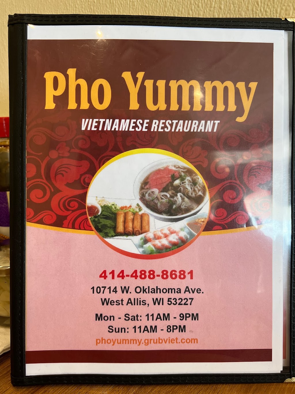 Pho Yummy | restaurant | 10714 W Oklahoma Ave, West Allis, WI 53227, USA | 4144888681 OR +1 414-488-8681