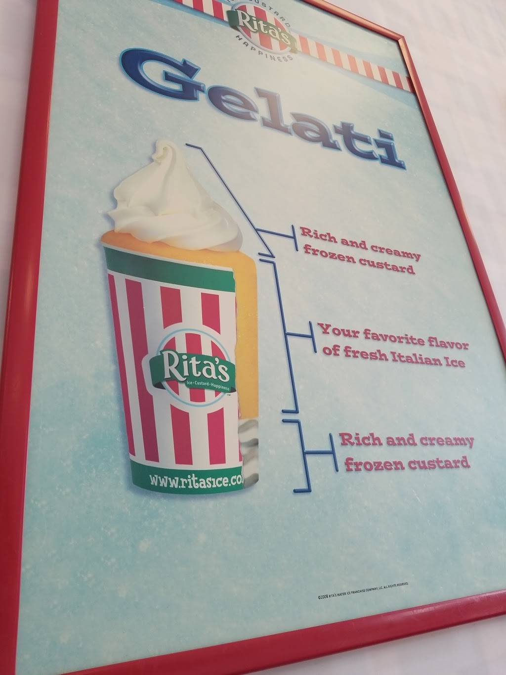 Ritas Italian Ice & Frozen Custard | restaurant | 810 Nursery Road Plaza, Linthicum Heights, MD 21090, USA | 4106360039 OR +1 410-636-0039