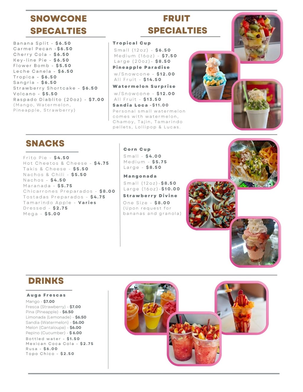 Little Is Snowcones and Treats | meal takeaway | 1589 S Commercial St, Aransas Pass, TX 78336, USA | 3612382081 OR +1 361-238-2081