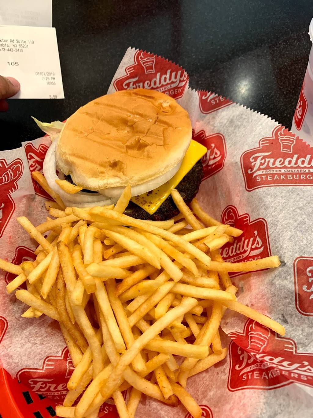 Freddys Frozen Custard & Steakburgers | restaurant | 100 Brickton Rd, Columbia, MO 65201, USA | 5734422415 OR +1 573-442-2415