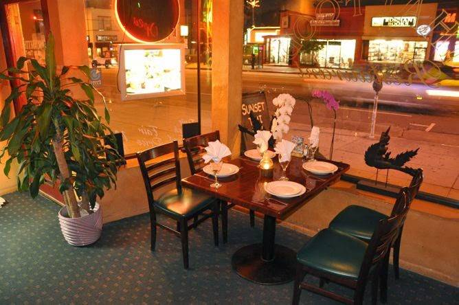 Sunset Thai Cuisine | restaurant | 7513 Sunset Blvd, Los Angeles, CA 90046, USA | 3238831805 OR +1 323-883-1805