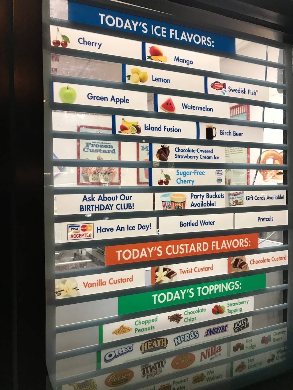 Ritas Italian Ice & Frozen Custard | restaurant | 2499 H, Aramingo Ave, Philadelphia, PA 19125, USA | 2154258150 OR +1 215-425-8150