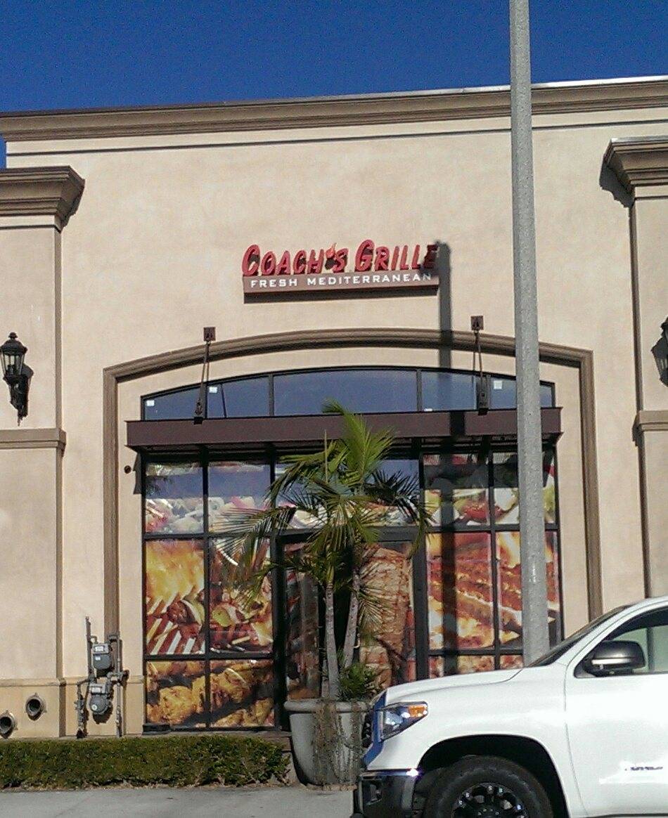 Coachs Grille Fresh Mediterranean | restaurant | 21006 Beach Blvd, Huntington Beach, CA 92648, USA | 7149603400 OR +1 714-960-3400
