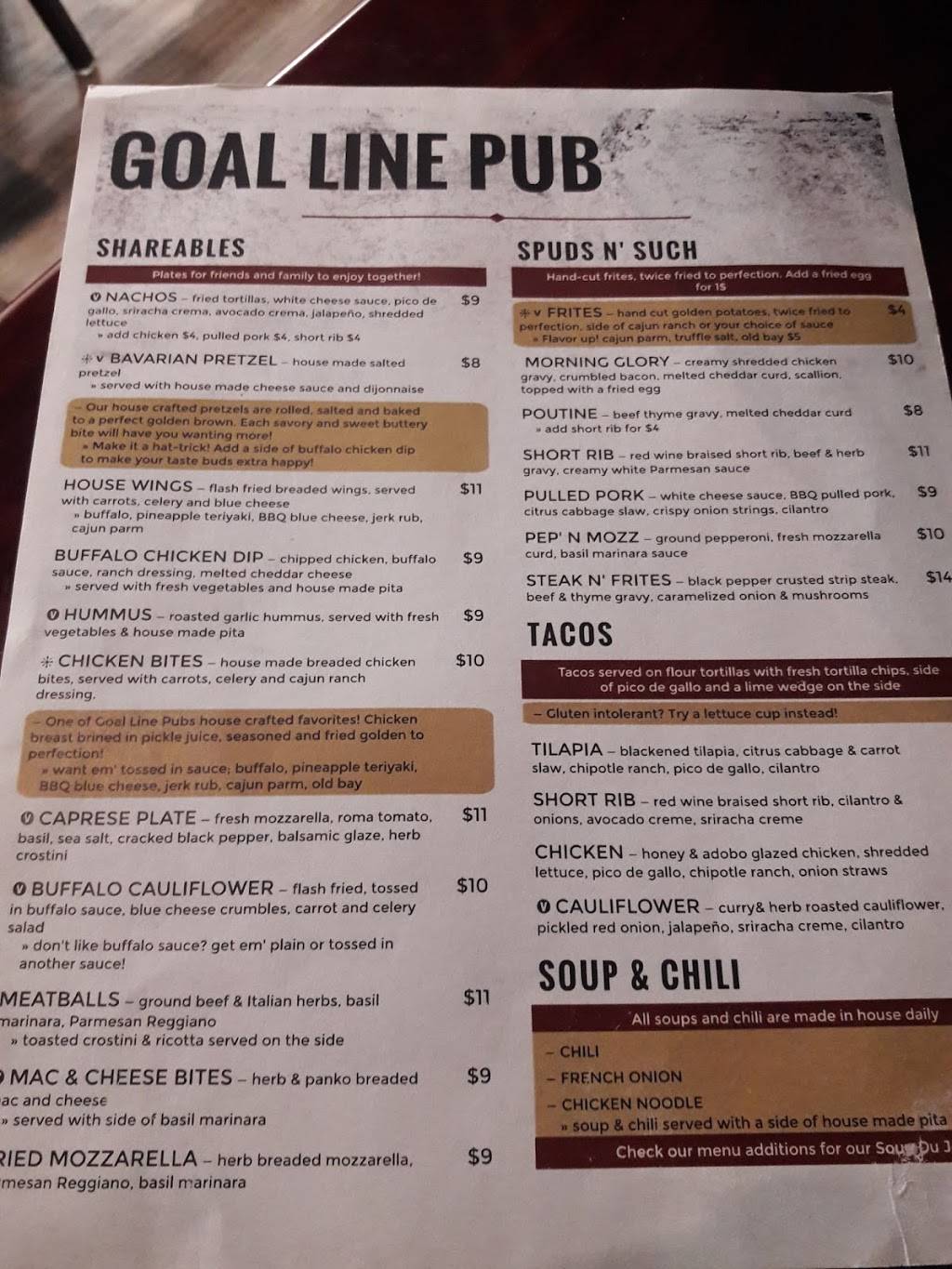 The Goal Line Pub | restaurant | 700 Lawrence Dr, West Chester, PA 19380, USA | 4846310155 OR +1 484-631-0155