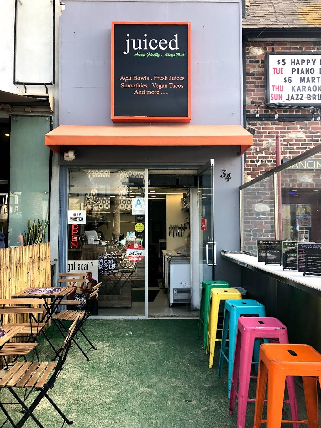 Juiced | restaurant | 34 Pier Ave, Hermosa Beach, CA 90254, USA | 4242372255 OR +1 424-237-2255