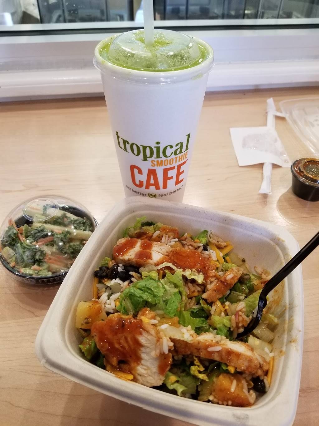 Tropical Smoothie Cafe | restaurant | 1856 W Arlington Blvd, Greenville, NC 27834, USA | 2522152204 OR +1 252-215-2204