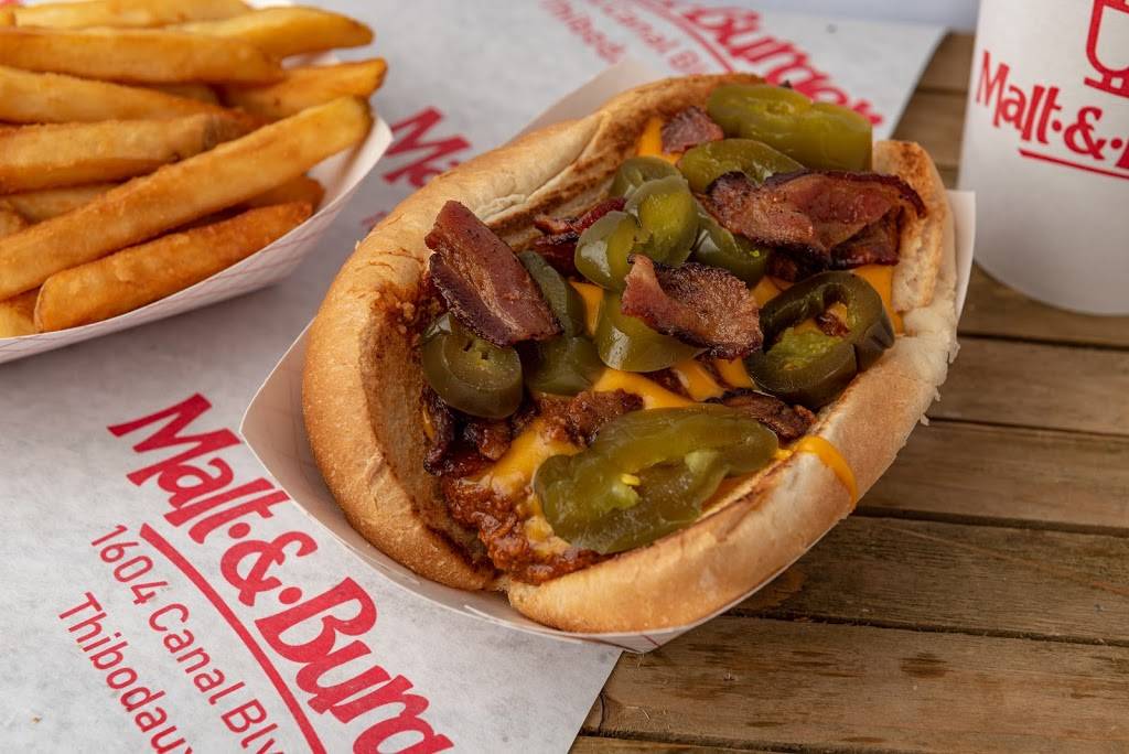Malt & Burger | restaurant | 1604 Canal Blvd, Thibodaux, LA 70301, USA | 9853871333 OR +1 985-387-1333