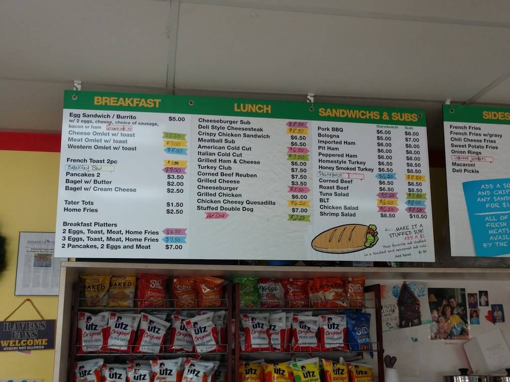 Lisas Deli | restaurant | 2608 Mountain Rd # 4, Pasadena, MD 21122, USA | 4104373354 OR +1 410-437-3354