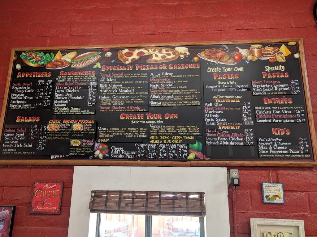 Tony & Albas | restaurant | 226 Mt Hermon Rd, Scotts Valley, CA 95066, USA | 8314399999 OR +1 831-439-9999