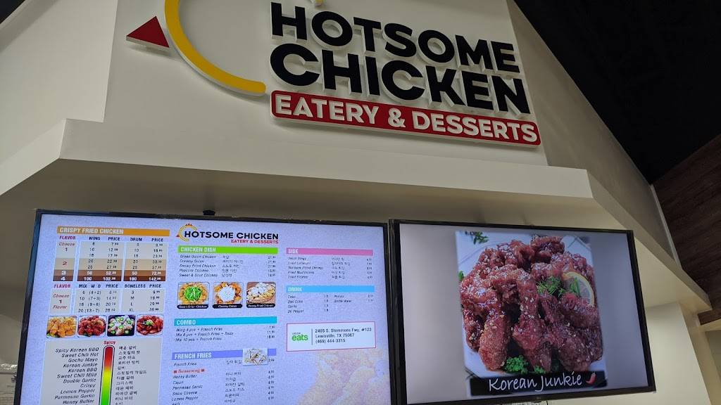 Hotsome Chicken | restaurant | 2405 S Stemmons Fwy STE 123, Lewisville, TX 75067, USA | 4694443315 OR +1 469-444-3315