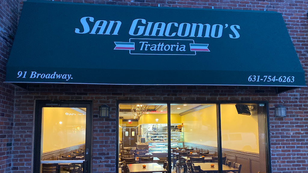 San Giacomos | restaurant | 91 Broadway, Greenlawn, NY 11740, USA | 6317546263 OR +1 631-754-6263