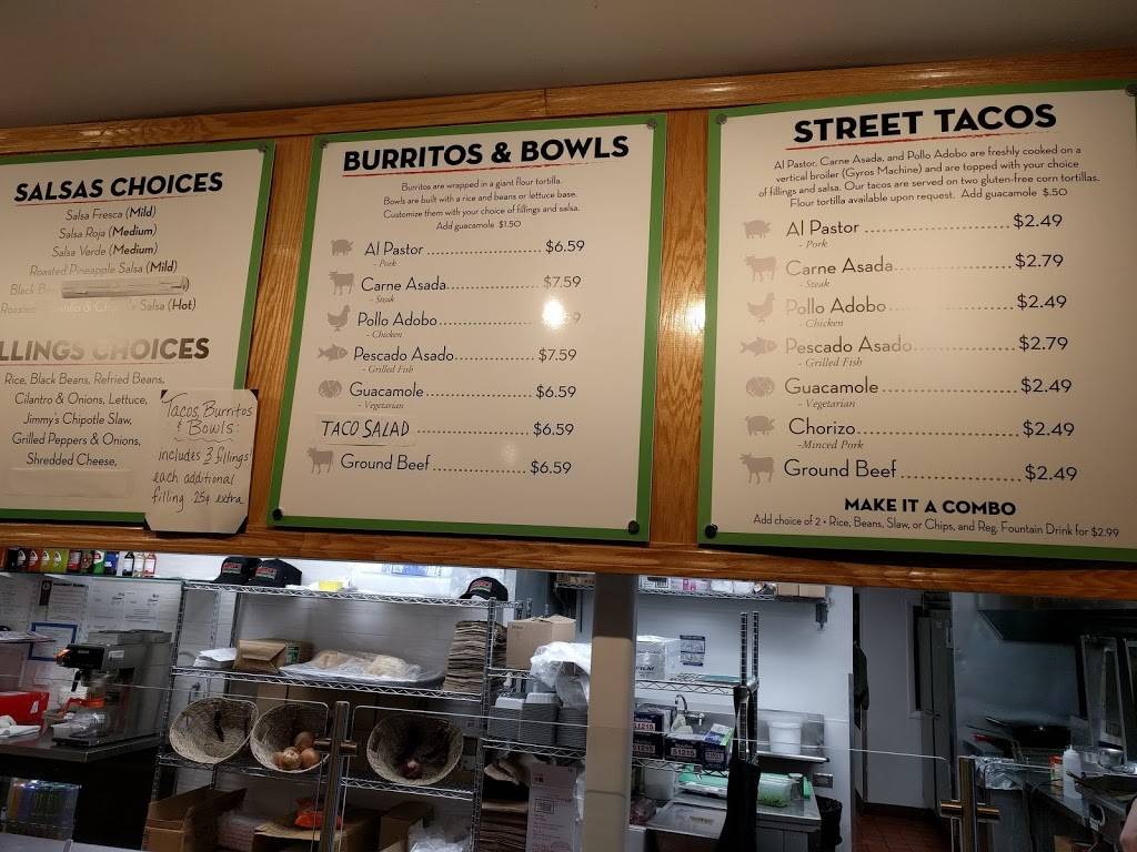 Jimmys Street Tacos | restaurant | 117 W St Charles Rd, Villa Park, IL 60181, USA | 6303595526 OR +1 630-359-5526