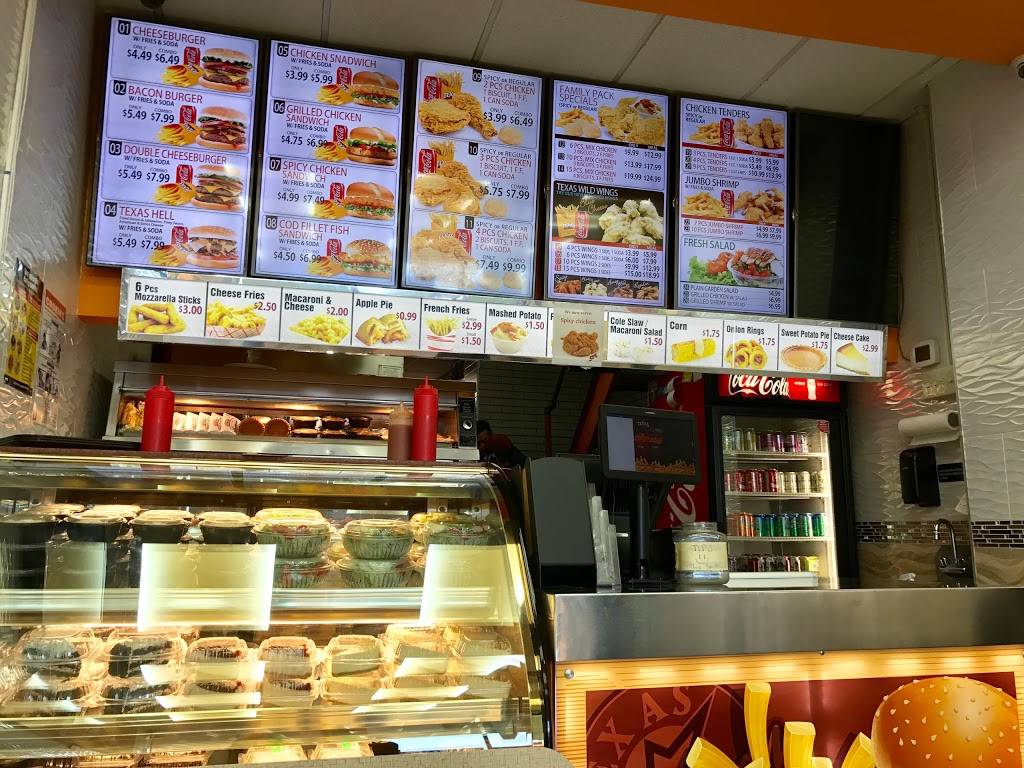 Texas Chicken & Burgers | restaurant | 2168 Westchester Ave, Bronx, NY 10462, USA | 9176349902 OR +1 917-634-9902