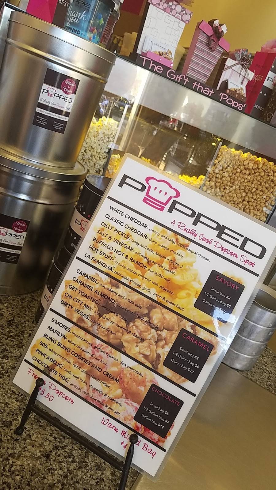 Popped | meal takeaway | 9480 S Eastern Ave Suite 110, Las Vegas, NV 89123, USA | 7029989234 OR +1 702-998-9234