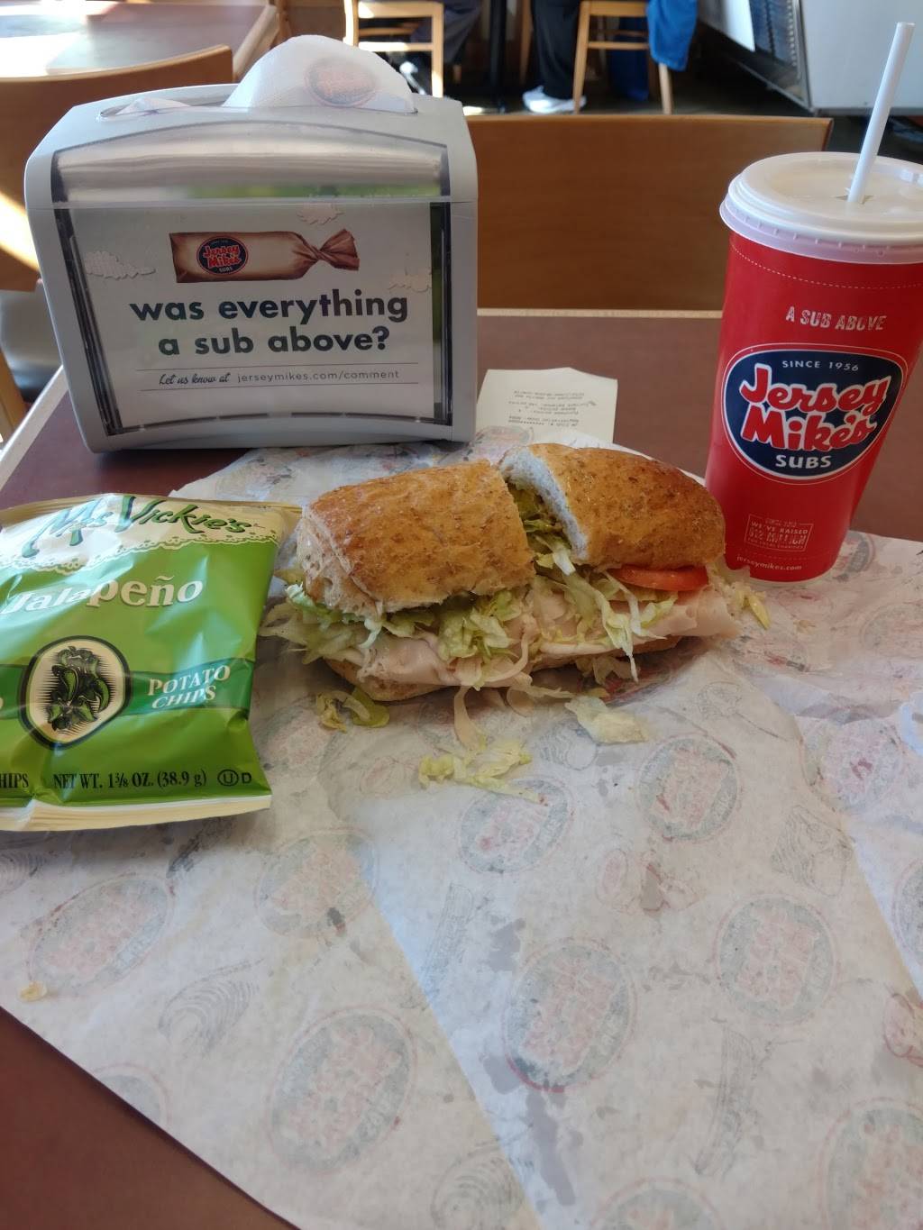 Jersey Mikes Subs | meal takeaway | 2043 Skibo Rd Suite 204, Fayetteville, NC 28314, USA | 9108609494 OR +1 910-860-9494