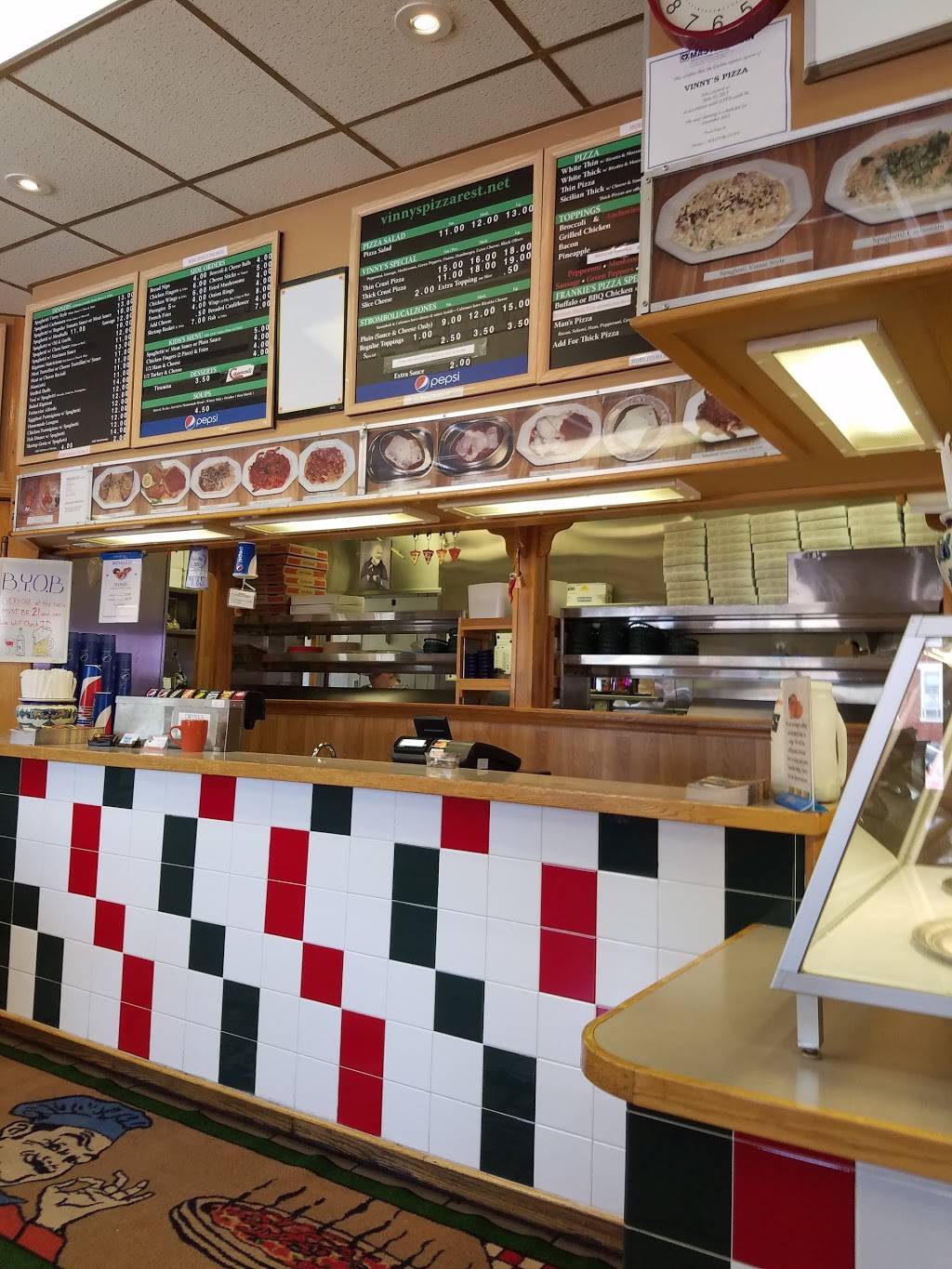 Vinny Restaurant Pizza & Subs | restaurant | 330 S Hanover St, Carlisle, PA 17013, USA | 7172496417 OR +1 717-249-6417