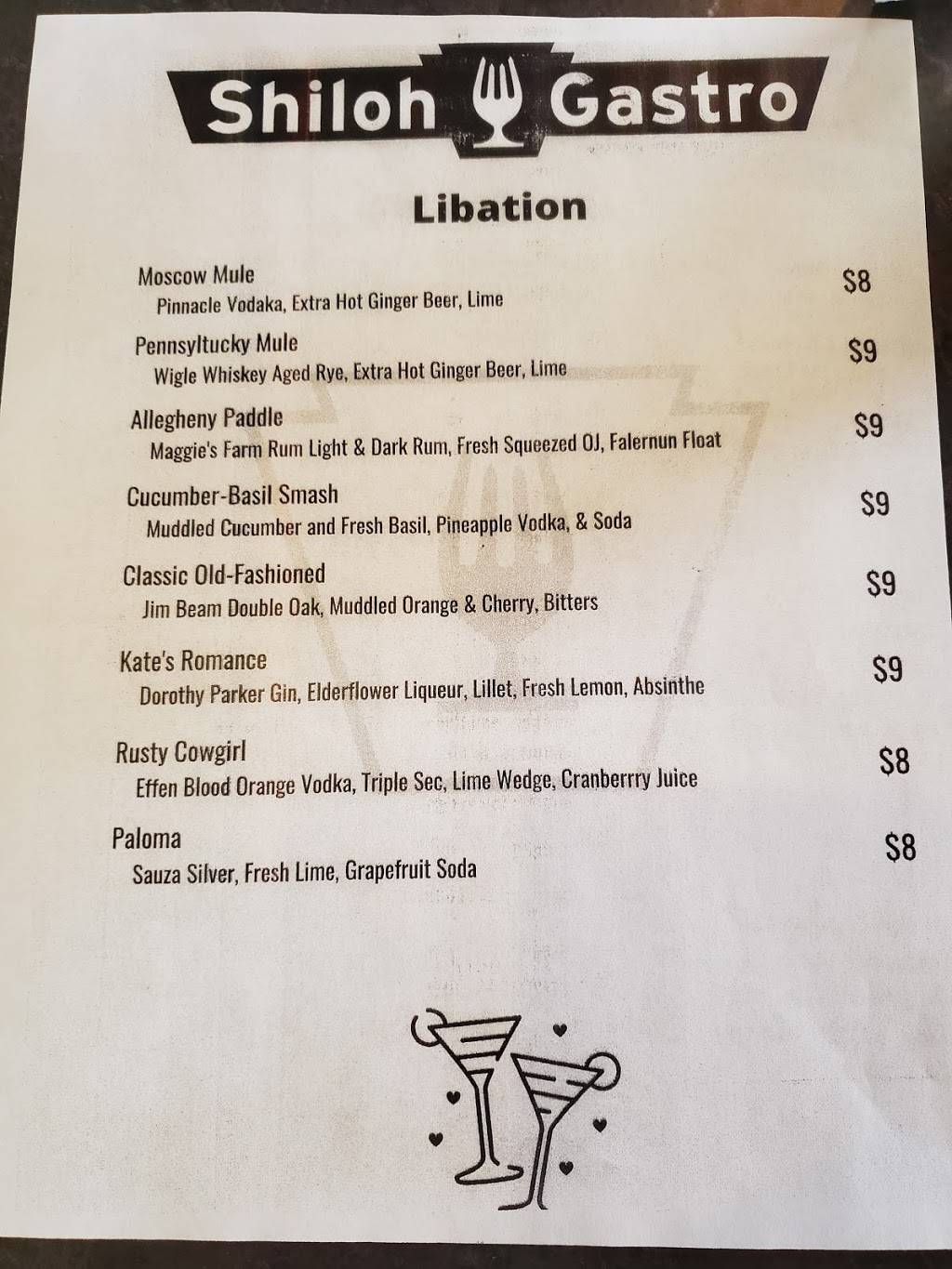 Shiloh Gastro | restaurant | 123 Shiloh St, Pittsburgh, PA 15211, USA | 4124314000 OR +1 412-431-4000