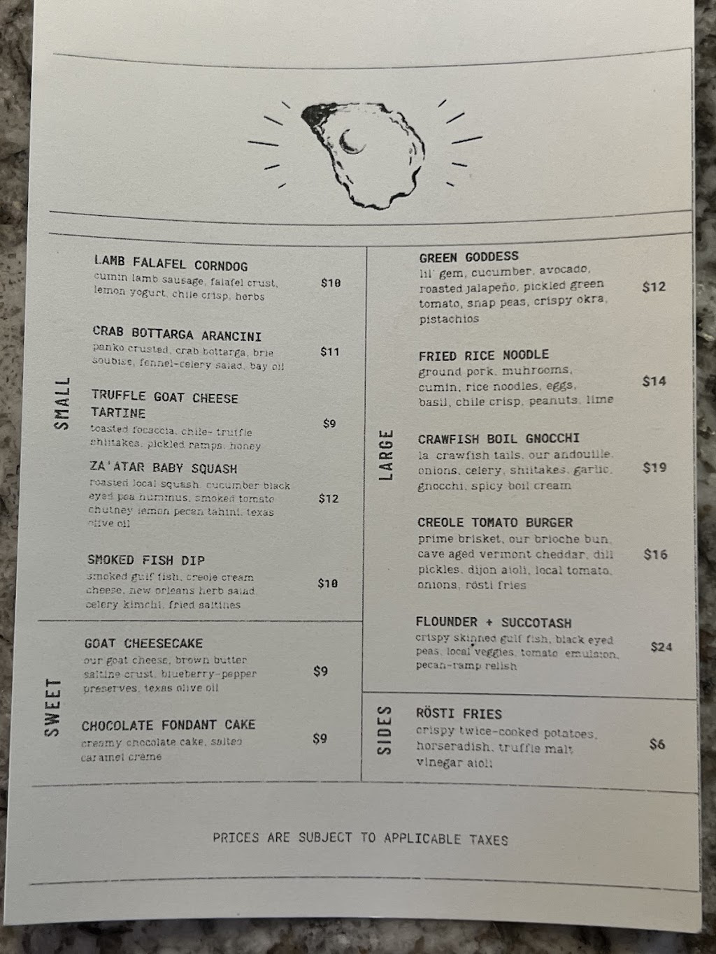 Mother of Pearl | restaurant | 8132 Hampson St, New Orleans, LA 70118, USA | 5042185342 OR +1 504-218-5342