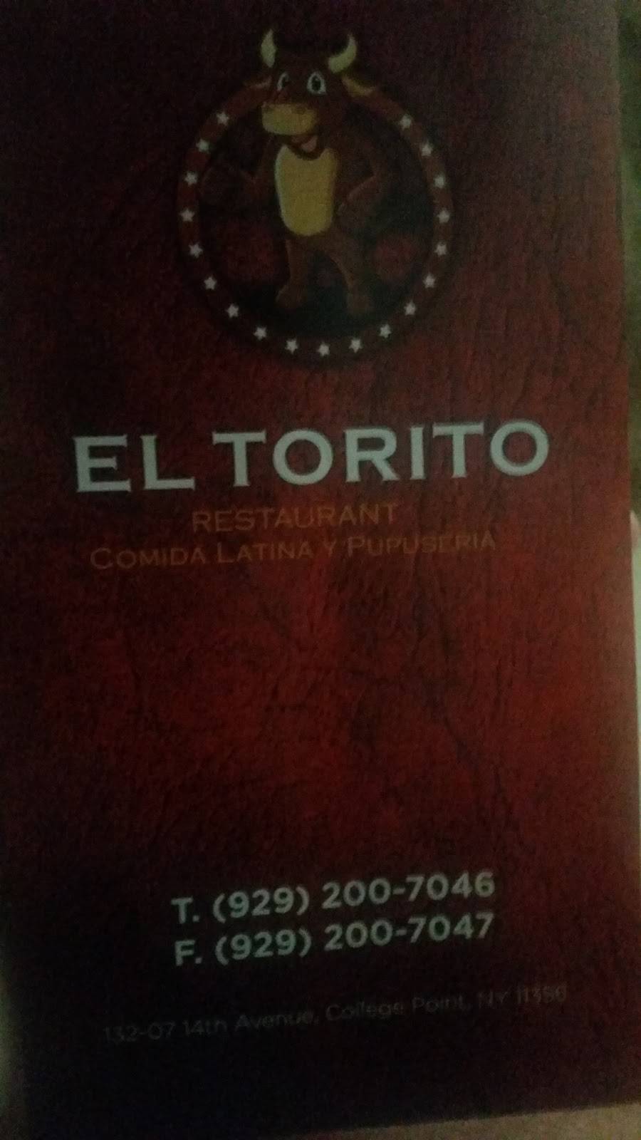 El Torito | restaurant | 132-07 14th Ave, College Point, NY 11356, USA | 9292007046 OR +1 929-200-7046