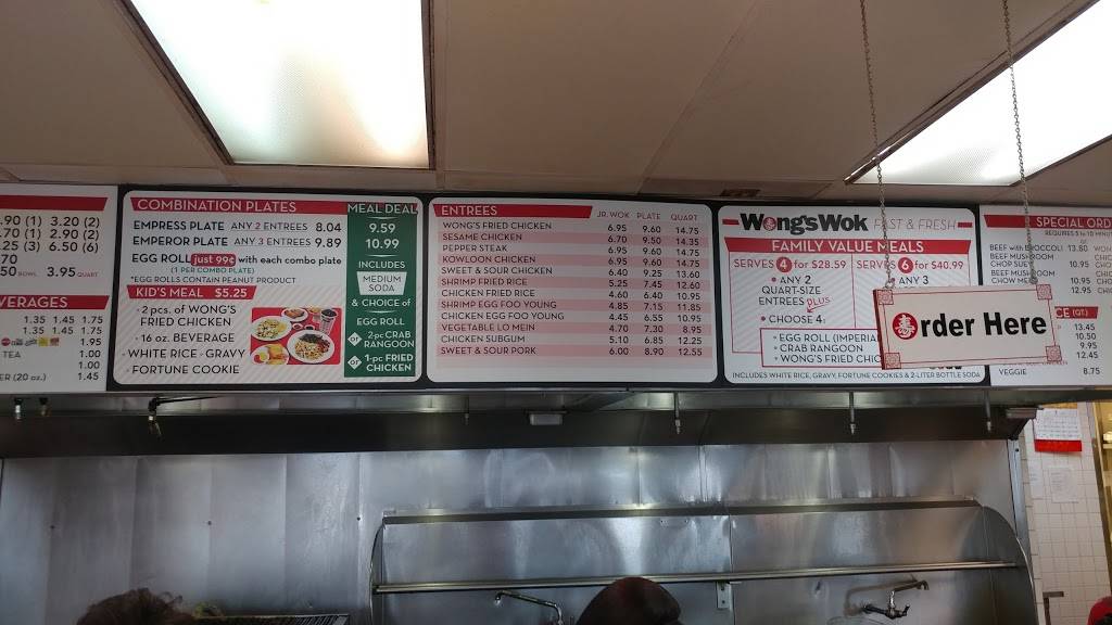 Wongs Wok | restaurant | 3702 S 27th St, Milwaukee, WI 53221, USA | 4142810801 OR +1 414-281-0801