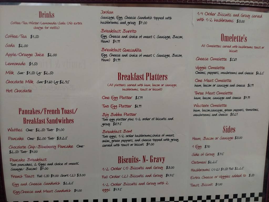 Family & Friends Cafe LLC | restaurant | 106 E Main St, Drexel, MO 64742, USA | 8166572001 OR +1 816-657-2001