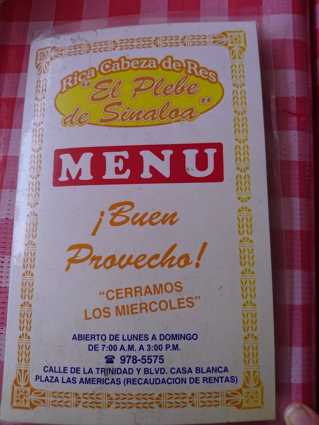 Rica Cabeza Res "El Plebe Sinaloa" | restaurant | Valle de La Trinidad 9530, Matamoros Norte-Centro-Sur, Americas Este y Oeste, 22215 Tijuana, B.C., Mexico | 016649785575 OR +52 664 978 5575