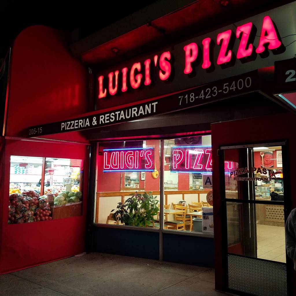 Luigi Pizza | restaurant | 20515 35th Ave, Flushing, NY 11361, USA | 7184235400 OR +1 718-423-5400